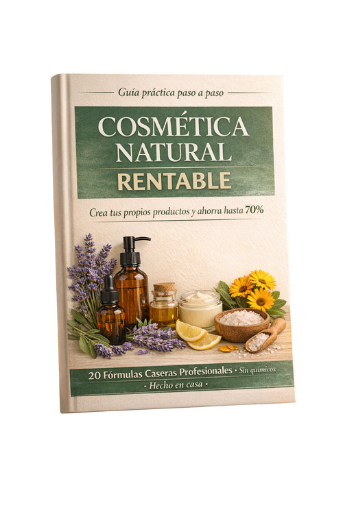 Guía completa de cosmética natural rentable para crear un negocio exitoso de productos artesanales
